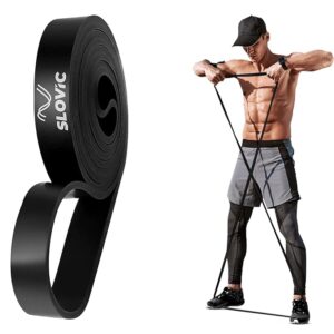 Slovic Resistance Band Set [35 KG] | Latex Free Resistance Bands for Workout for Men & Women | Resistance Band for Pull Up | Resistance Bands for Legs Workout | Home Gym Equipment for Home